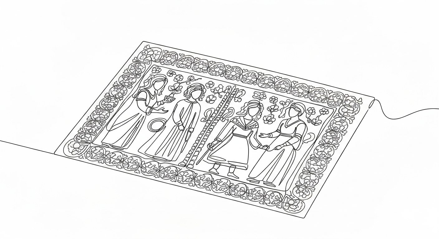 L’énigme de la tapisserie de Bayeux : des cantines monastiques aux musées virtuels du XXIe siècle